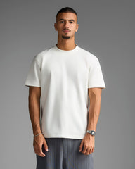 white Basic Regular Fit T.Shirt