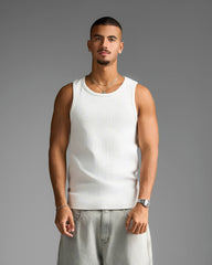 White Basic Tank Top