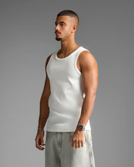 White Basic Tank Top
