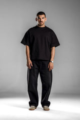 Black Boxy Fit T.shirt
