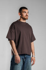 Brown Boxy Fit T.shirt