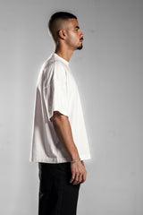 White Printed Boxy Fit T.shirt