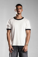 White×Black Ringer T.shirt