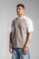 Cafe×White Raglan T.shirt