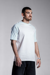White×Baby Blue Raglan T.shirt
