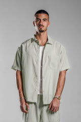 Light Grey Fluid Relaxed Shirt