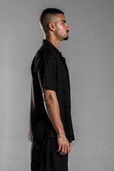 Black LINEN SHIRT