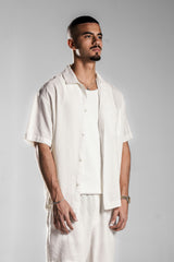 White LINEN SHIRT