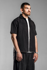 Black FLOWING SHIRT
