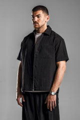 Black FLOWING SHIRT
