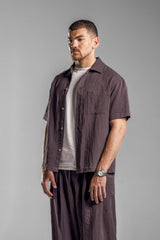 Burgundy FLOWING SHIRT