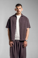 Burgundy FLOWING SHIRT