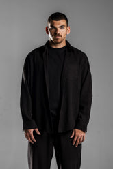 Black LINEN SHIRT