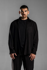 Black LINEN SHIRT
