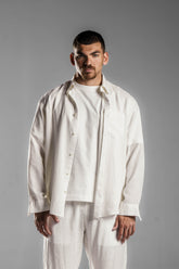 White LINEN SHIRT