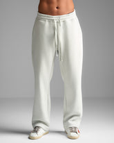 Light Grey Straight Fit Sweatpants