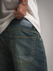 Dirty Blue Straight Fit Jeans