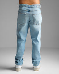 Sky Blue Straight Fit Jeans