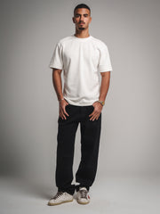 Pure Black Straight Fit Jeans