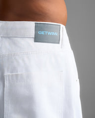 White Baggy Fit Jeans