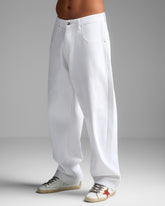 White Baggy Fit Jeans
