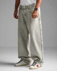 Grey Baggy Fit Jeans