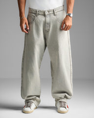 Grey Baggy Fit Jeans