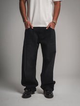 Washed Black Baggy Fit Jeans