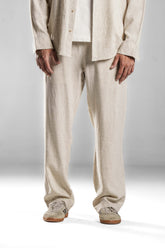 Beige Linen Pants