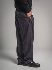 Grey Pleated Trousers