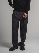 Grey Pleated Trousers