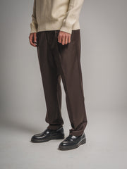 Brown Tailored fit trousers