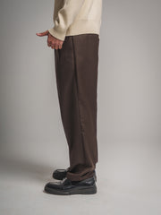 Brown Tailored fit trousers