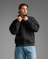 Black Half Zip Sweatshirt
