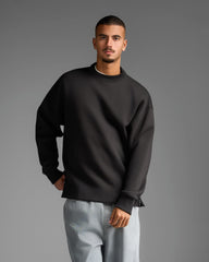Black Round Sweatshirt