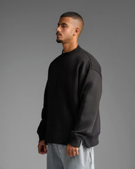 Black Round Sweatshirt