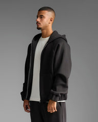 Black Zip Up Sweatshirt