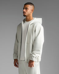 Light Grey Zip Up Sweatshirt