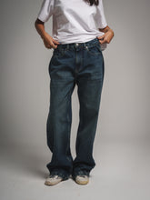 Greenish Blue Straight Fit Jeans