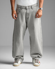 Grey Baggy Fit Jeans
