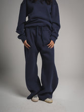 Navy Blue Loose Fit Sweatpants