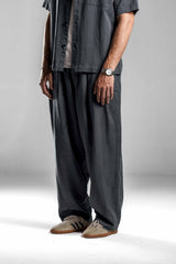 Grey Flowing Loose Pants