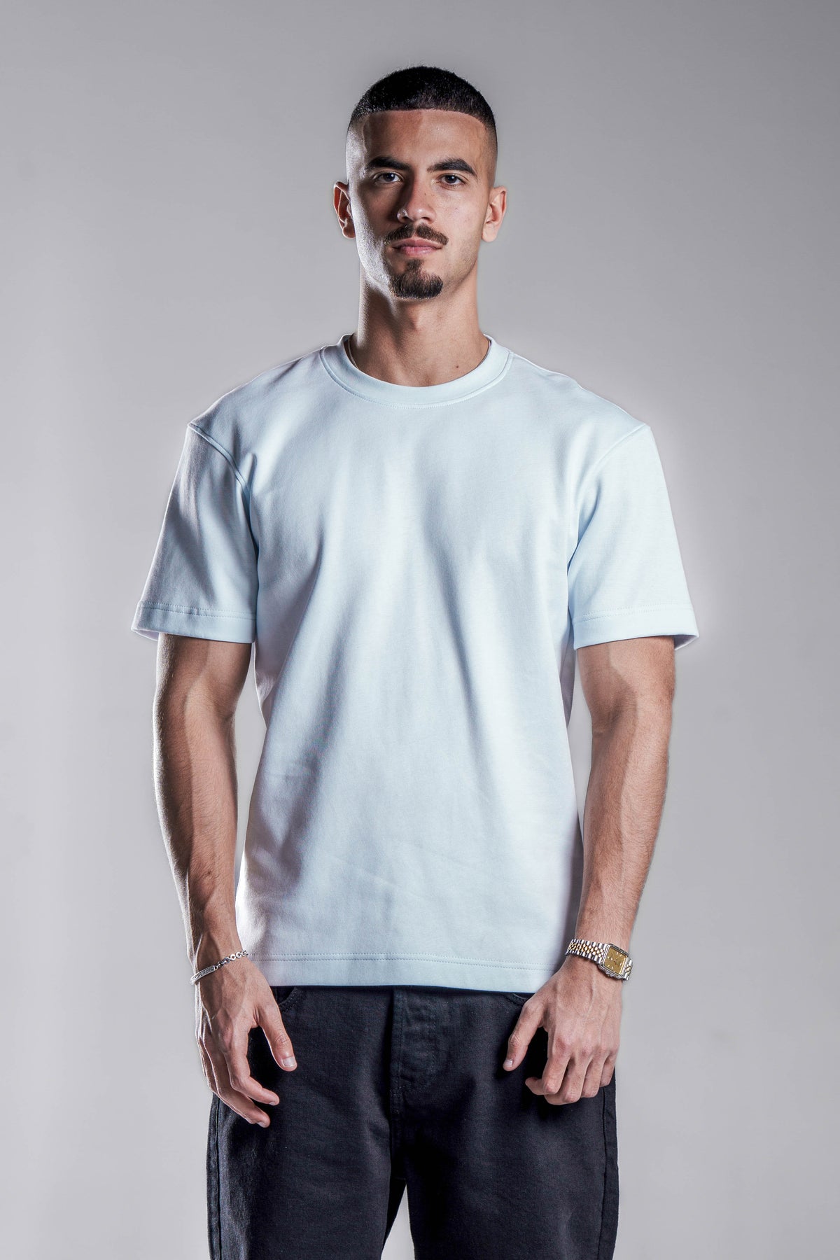 Baby Blue Basic Regular Fit T.Shirt
