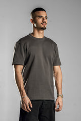 Grey Basic Regular Fit T.Shirt