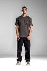 Grey Basic Regular Fit T.Shirt