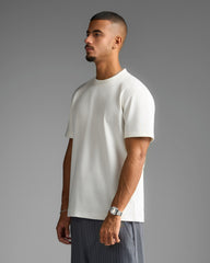 white Basic Regular Fit T.Shirt
