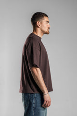 Brown Boxy Fit T.shirt