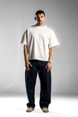 White Boxy Fit T.shirt