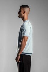 Baby Blue Knitted Round T.shirt