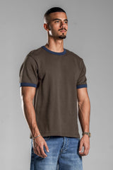 Brown Ringer T.shirt